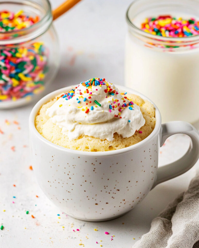Vanilla Mug Cake Recipe