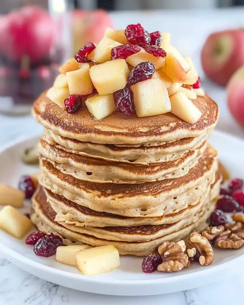 Apple Oatmeal Pancakes Recipe