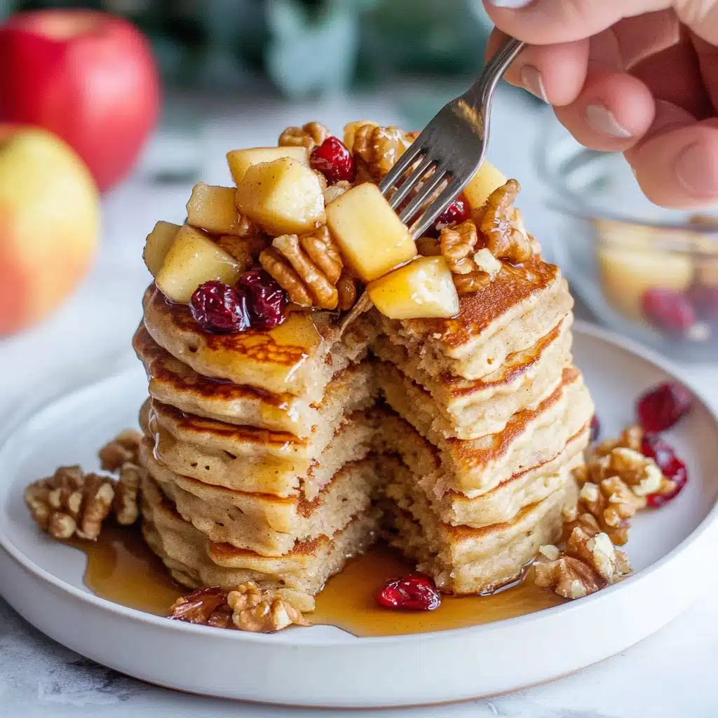 Apple Oatmeal Pancakes Recipe - Recipe Image