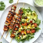 BBQ Chicken Skewer Salad with W30 Herby Ranch Recipe