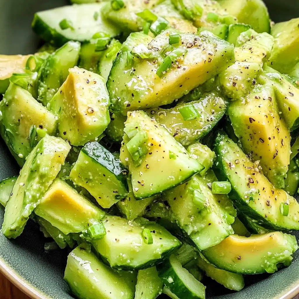 Lime-Kissed Avocado Cucumber Salad Recipe - Recipe Image