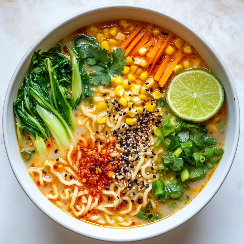 Creamy Peanut Miso Ramen Recipe - Recipe Image