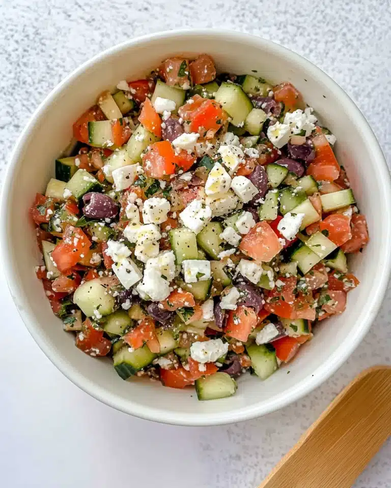 Mediterranean Chopped Salad Recipe