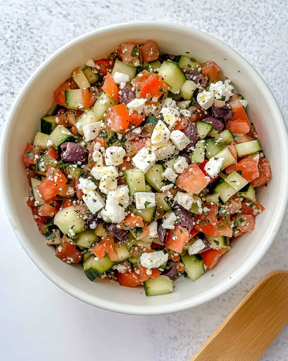 Mediterranean Chopped Salad Recipe