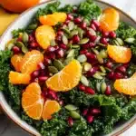 Citrus Pomegranate Kale Salad Recipe