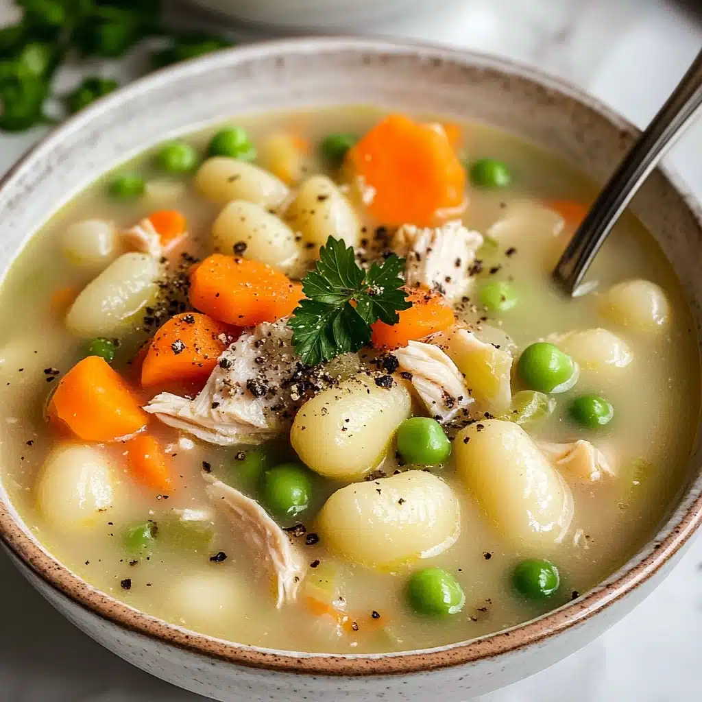 Creamy Chicken Gnocchi Soup Recipe - Recipe Image