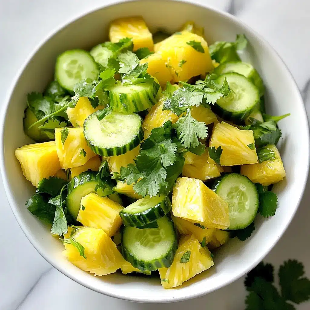 Zesty Pineapple Cucumber Salad Recipe - Recipe Image