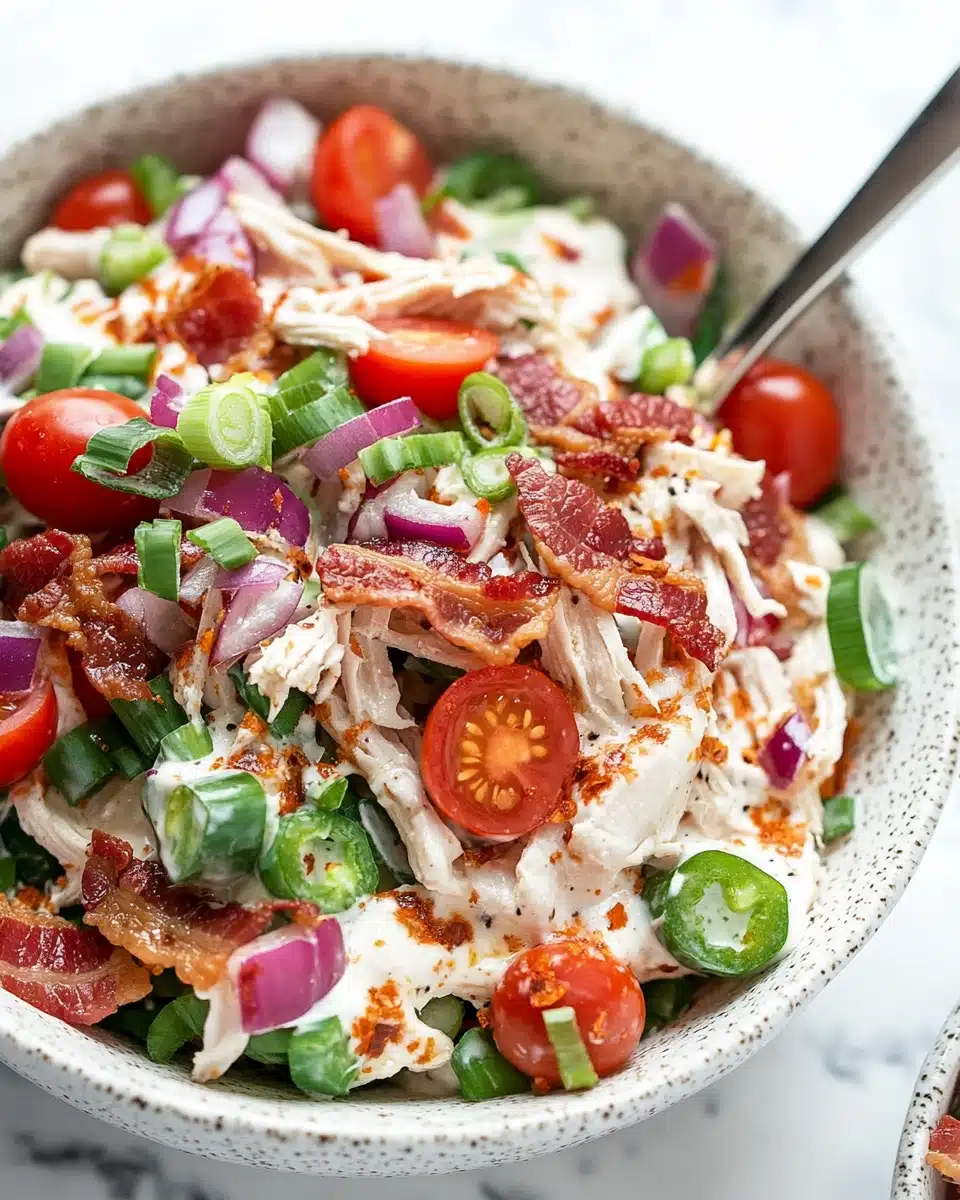 BLT Chicken Salad with a Twist Recipe