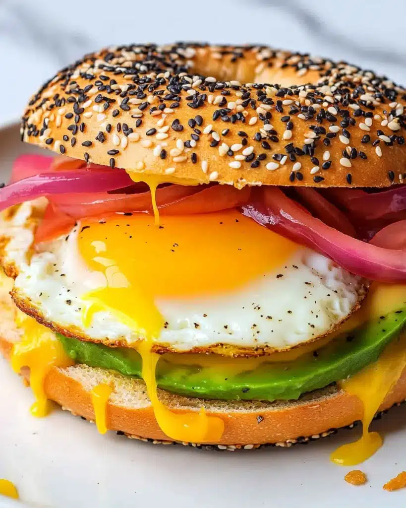 Protein-Packed Breakfast Bagel Recipe