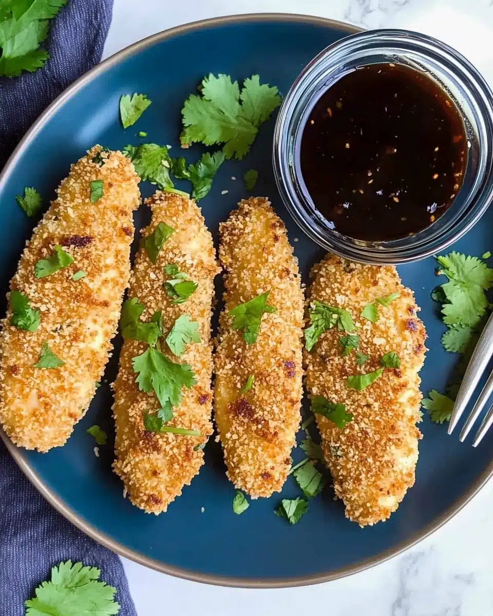Crispy Asian Honey-Soy Chicken Tenders Recipe
