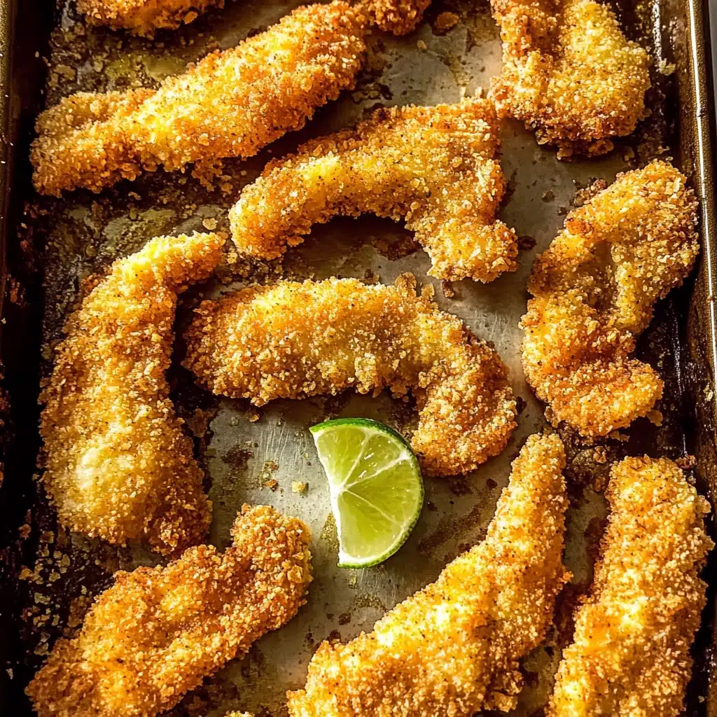 Crunchy Coconut Chicken Tenders with Bang Bang Sauce Recipe - Recipe Image
