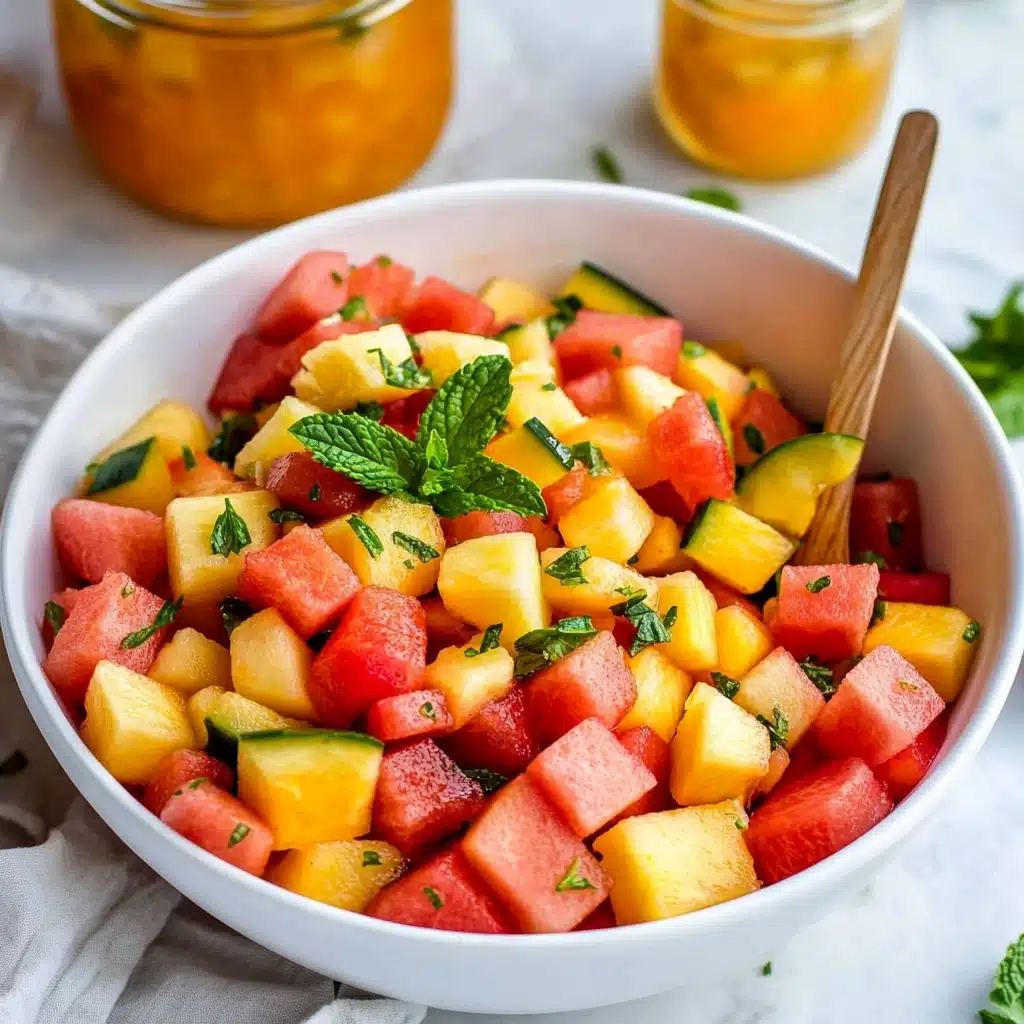 Watermelon Fruit Salad Recipe - Recipe Image