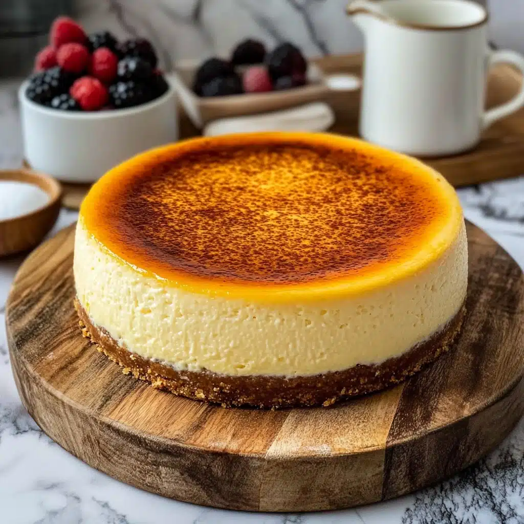 Crème Brûlée Cheesecake Recipe - Recipe Image