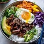 Korean Bulgogi BBQ Steak Bowls Recipe