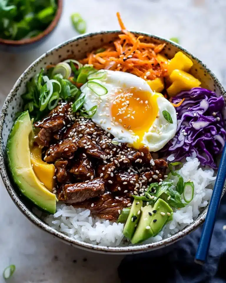 Korean Bulgogi BBQ Steak Bowls Recipe