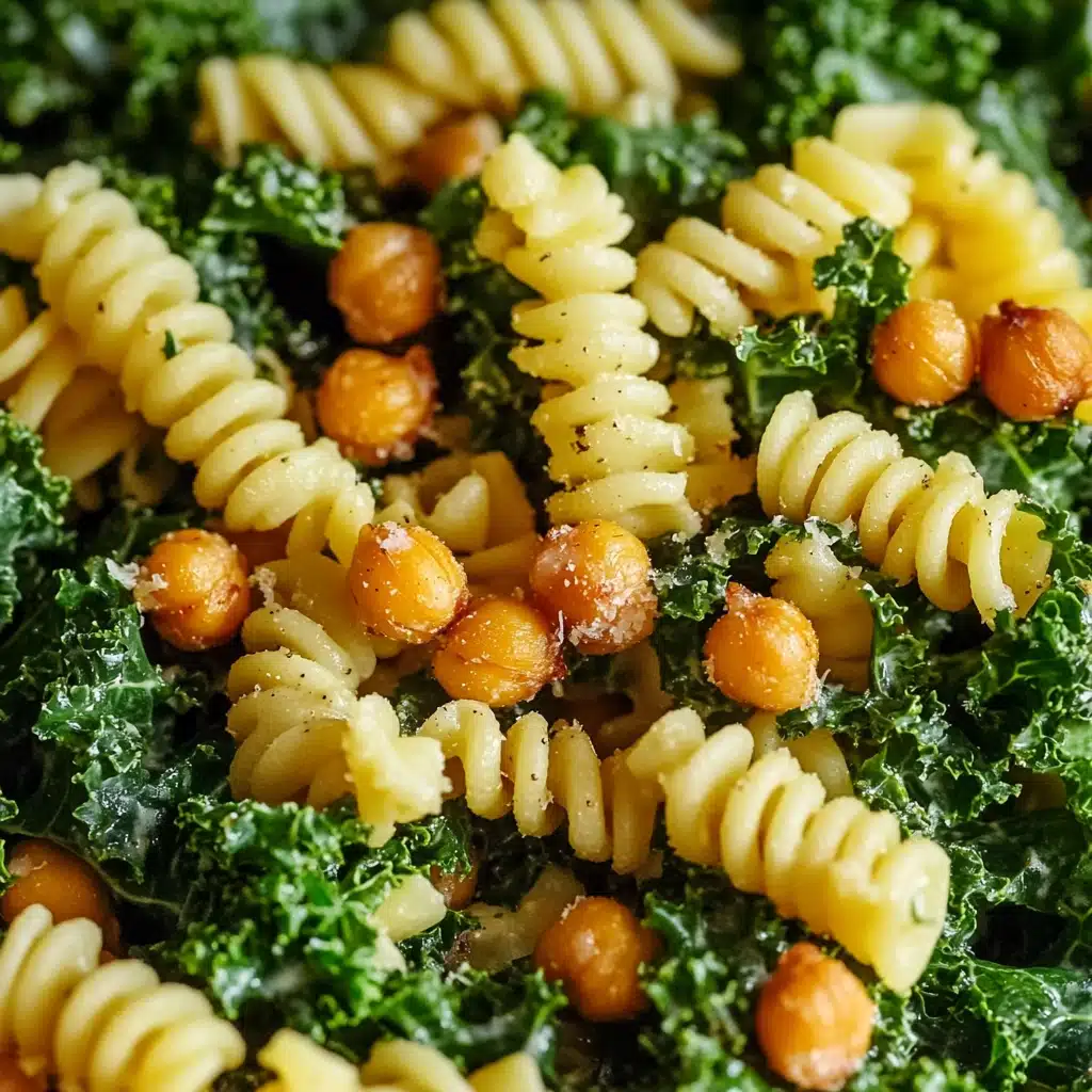 Smoky Caesar Kale Pasta Salad Recipe - Recipe Image