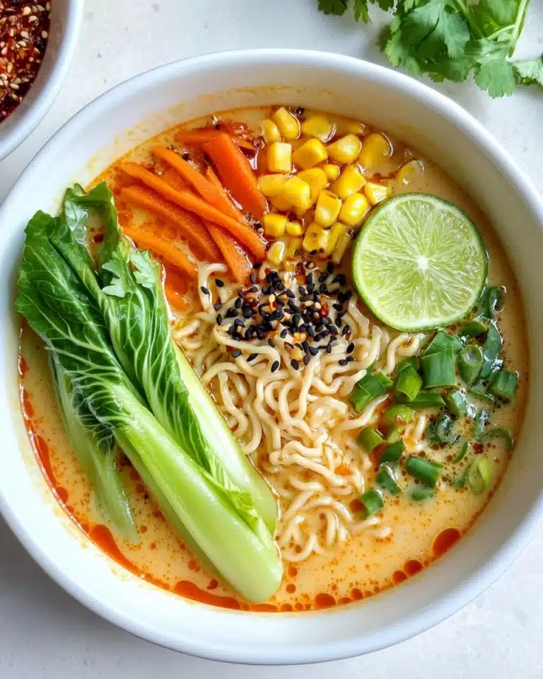 Creamy Peanut Miso Ramen Recipe