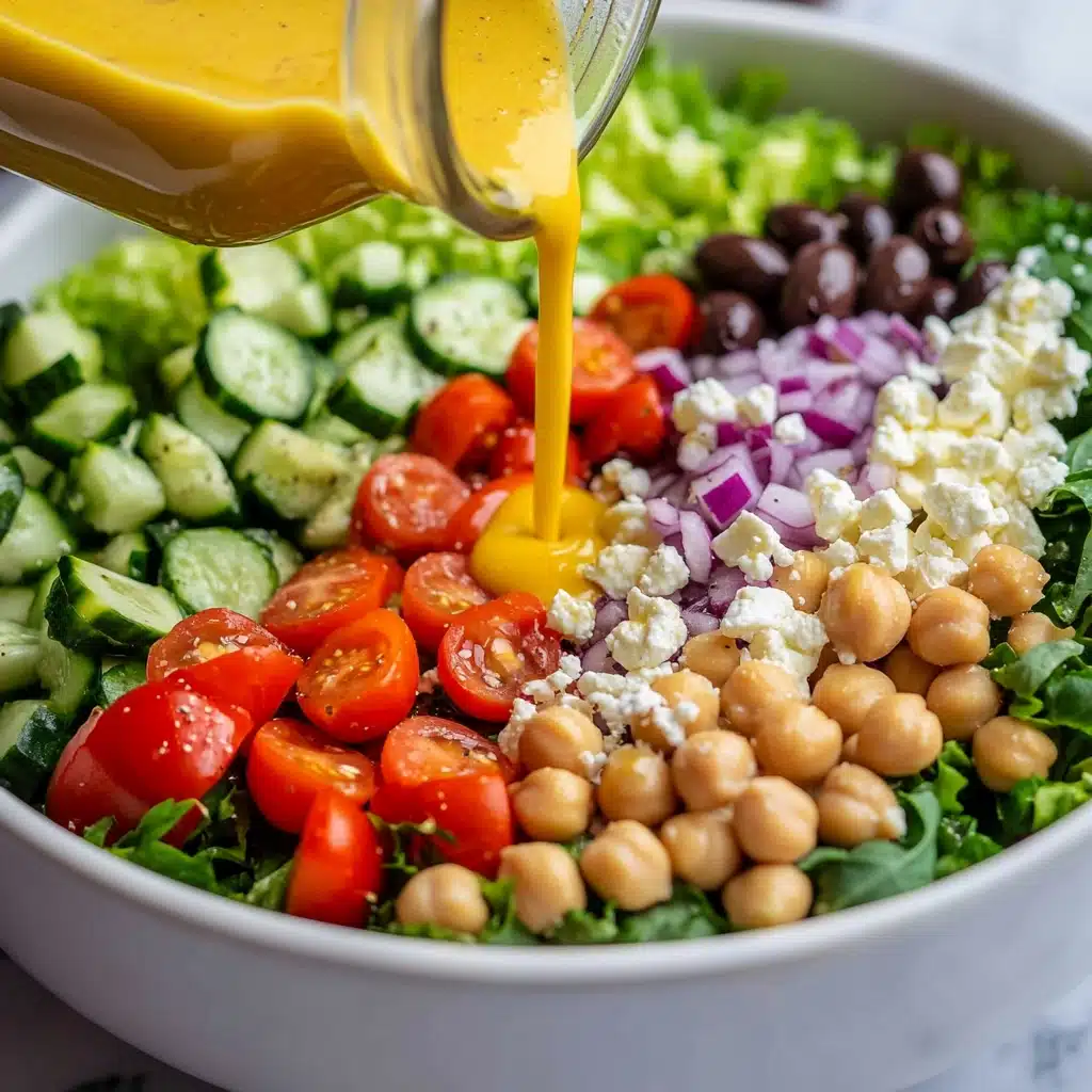 Mediterranean Chickpea Feta Salad Recipe - Recipe Image