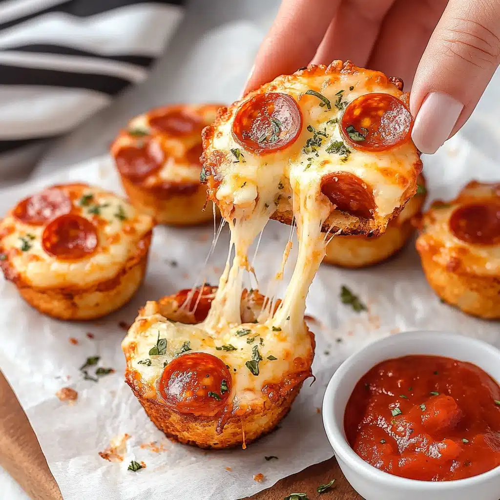 Pizza Cupcakes: Savory, Cheesy, and Irresistible Recipe - Recipe Image
