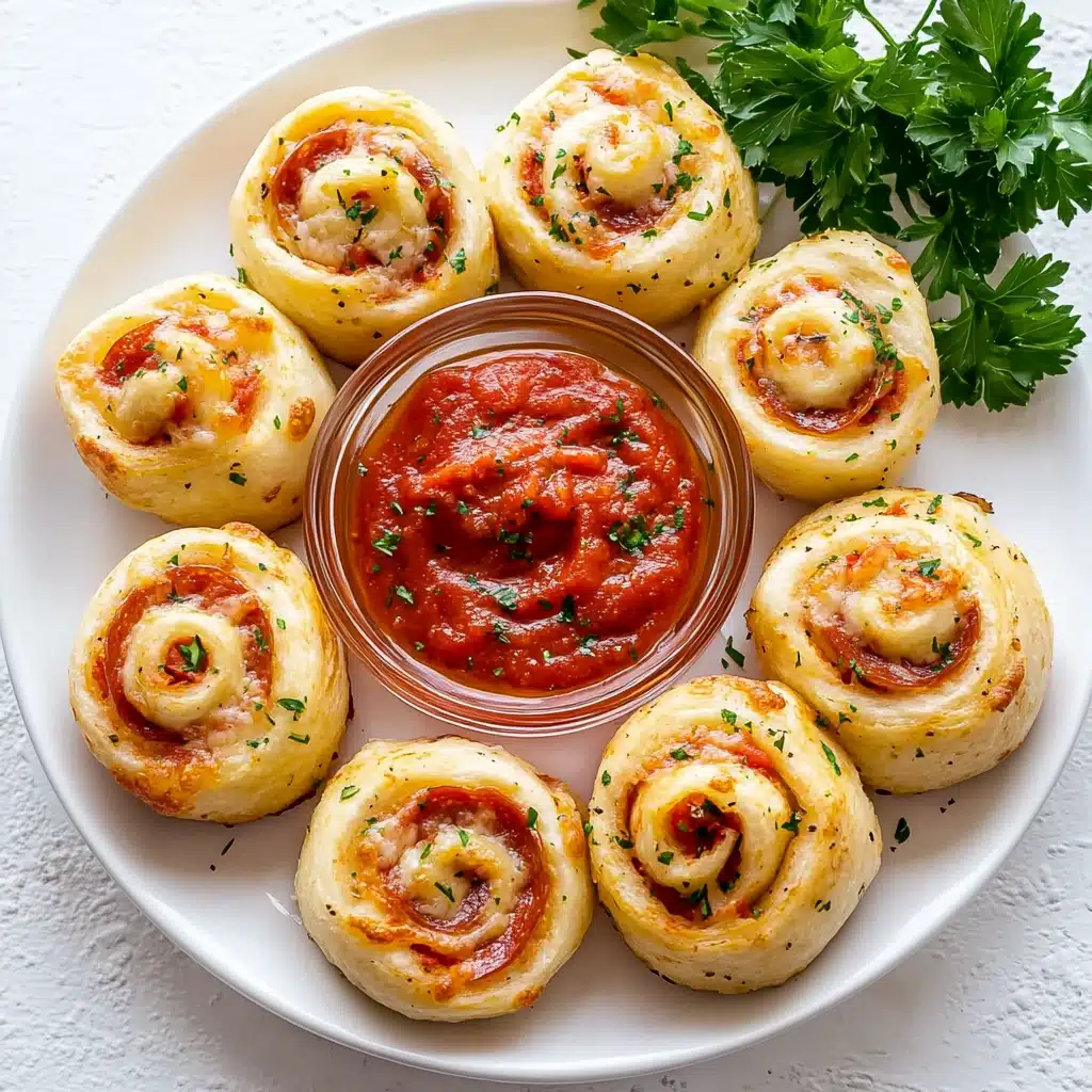 Pepperoni Pizza Roll-Ups Recipe - Recipe Image