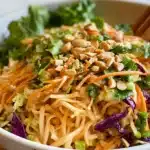 Thai Shrimp and Rice Noodle Salad with Peanut Dressing Recipe