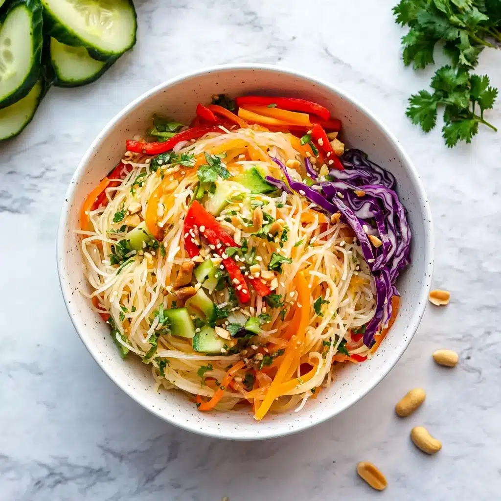 Ginger-infused Spring Roll Noodle Salad Recipe - Recipe Image