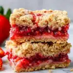 Strawberry Oatmeal Crumble Bars Recipe