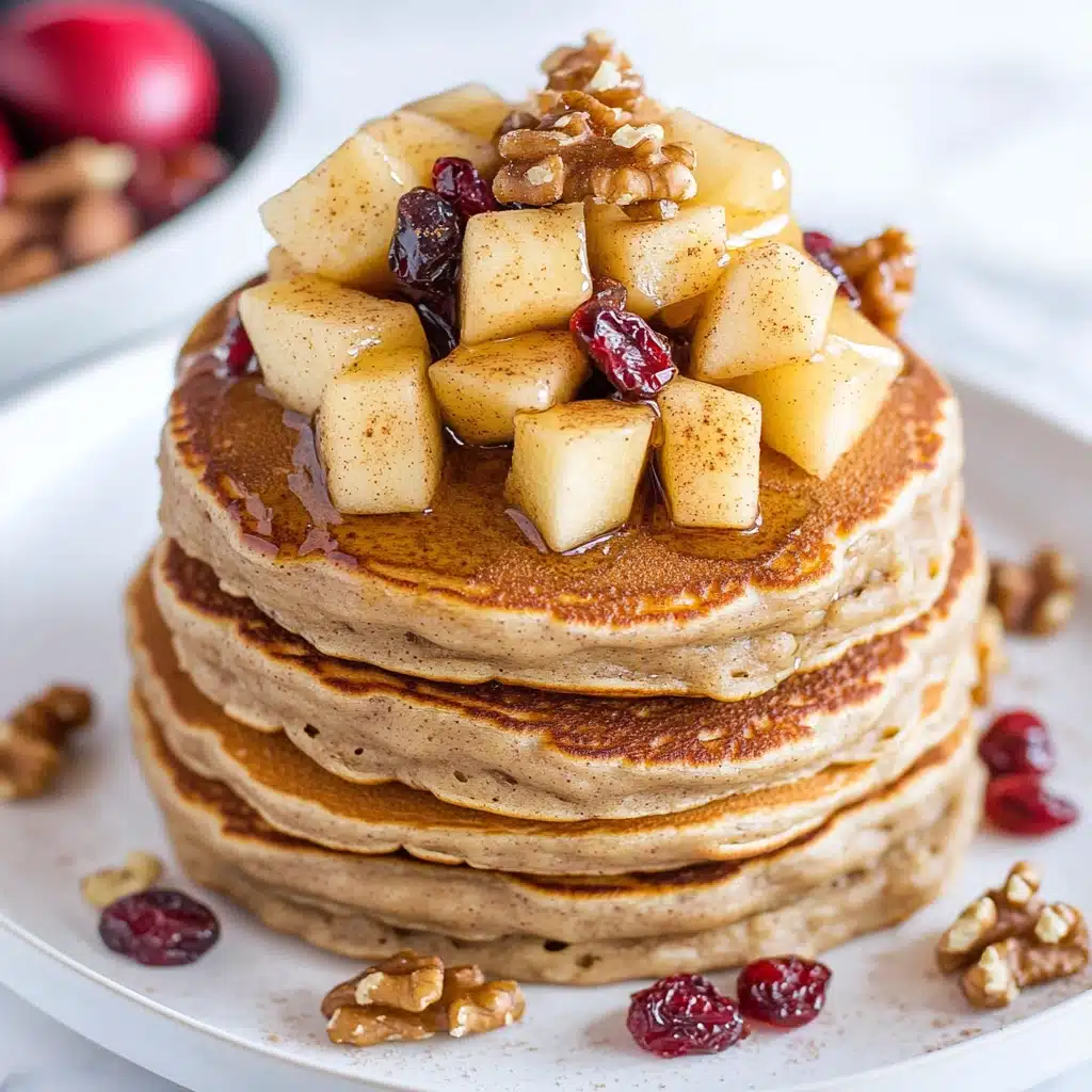 Apple Oatmeal Pancakes Recipe - Recipe Image