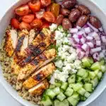 Mediterranean Grilled Chicken Quinoa Bowls Recipe