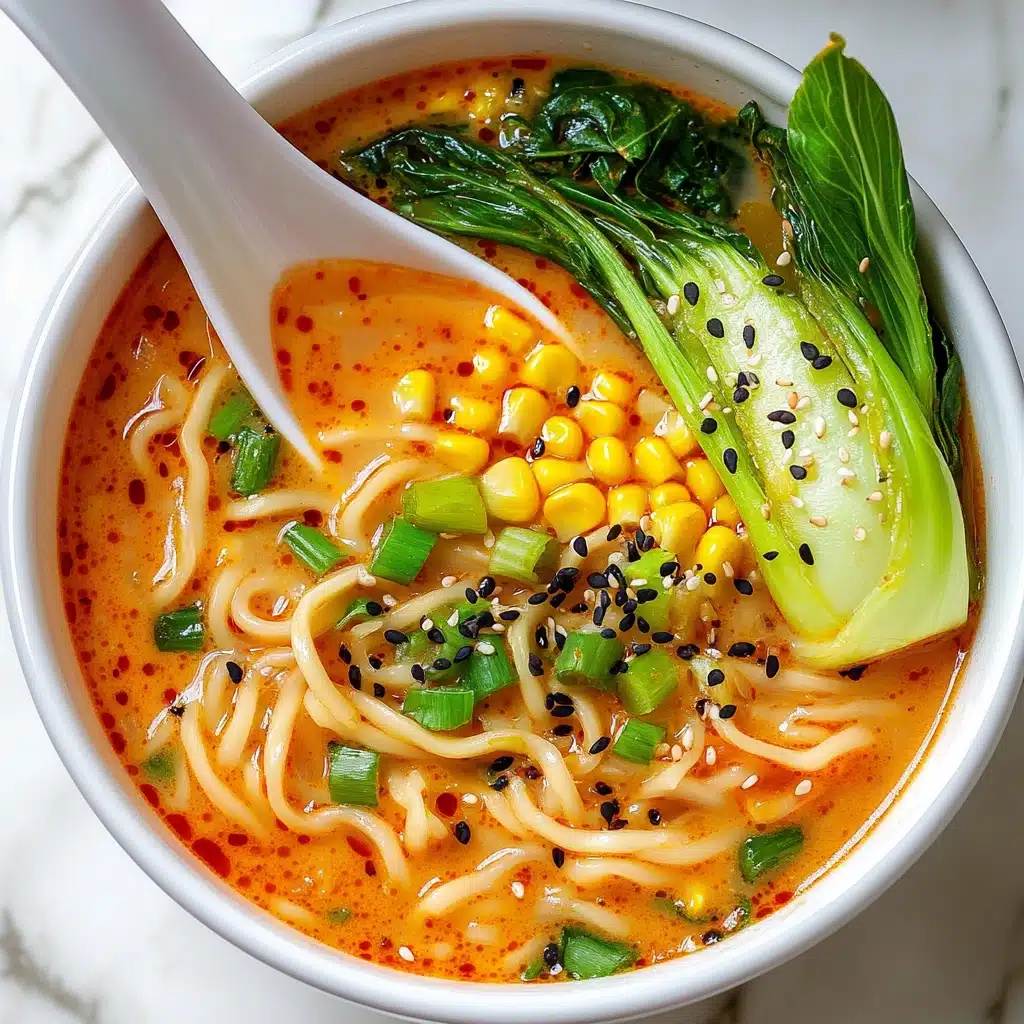 Creamy Peanut Miso Ramen Recipe - Recipe Image