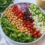 Mediterranean Chickpea Feta Salad Recipe