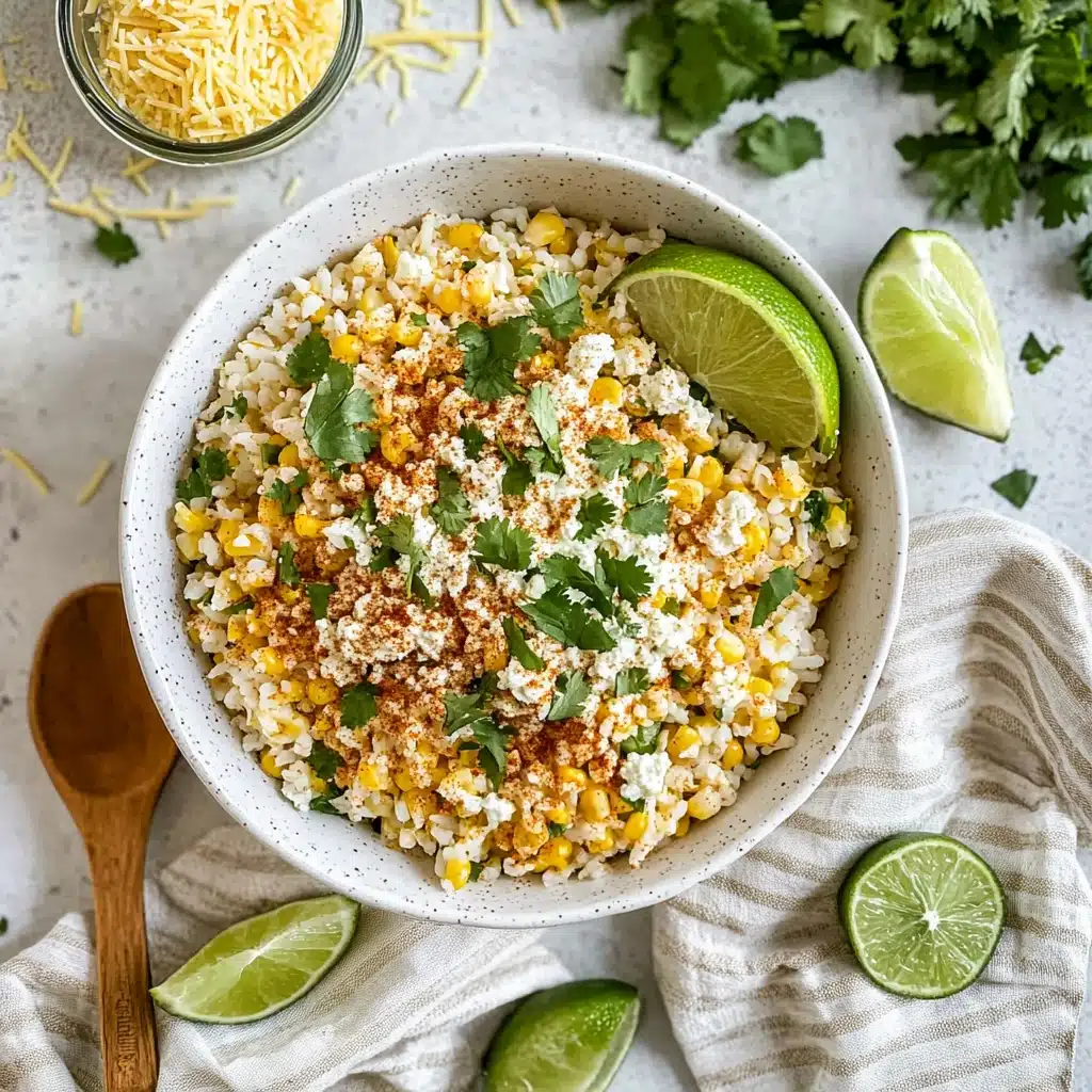 Mexican Street Corn Rice Bowl Fiesta Recipe - Recipe Image