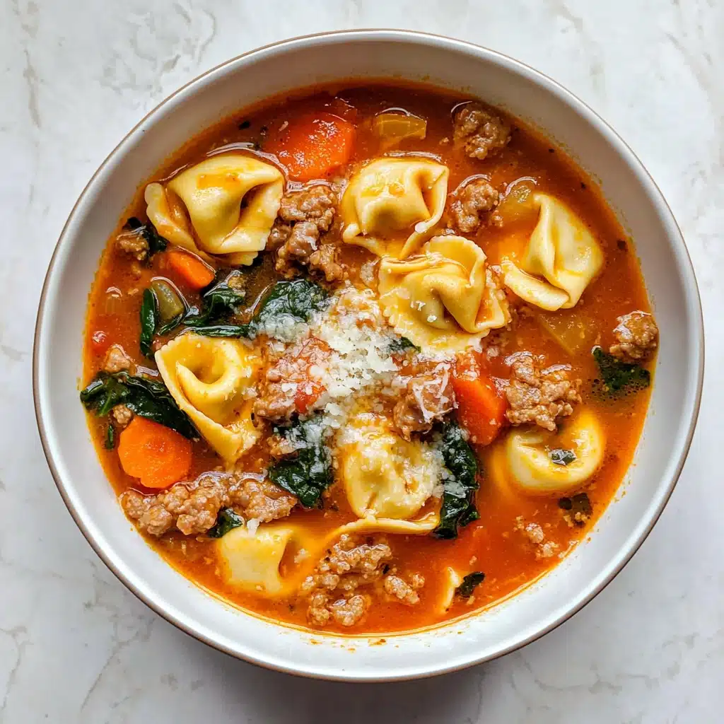 Creamy Tortellini Sausage Soup Recipe - Recipe Image