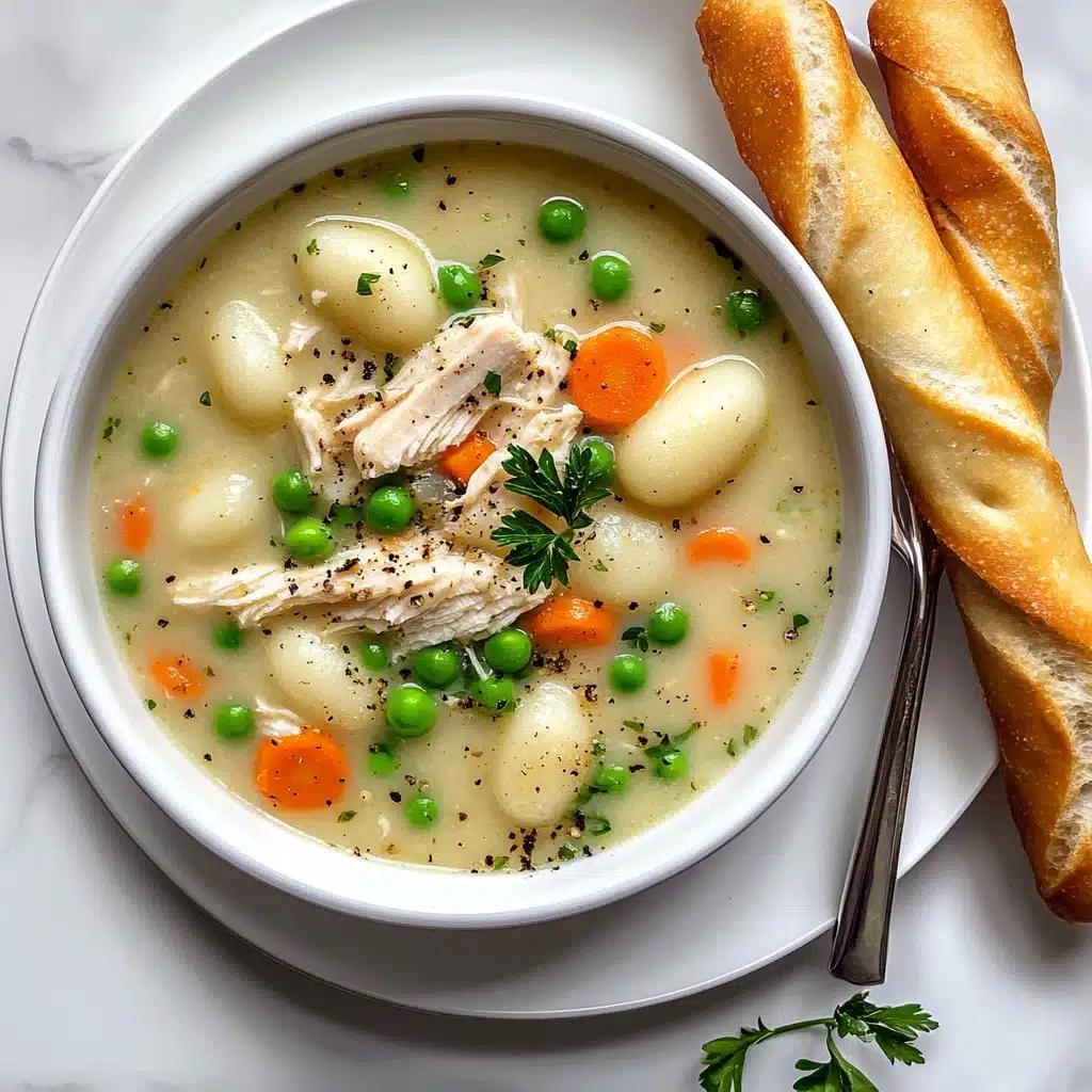Creamy Chicken Gnocchi Soup Recipe - Recipe Image