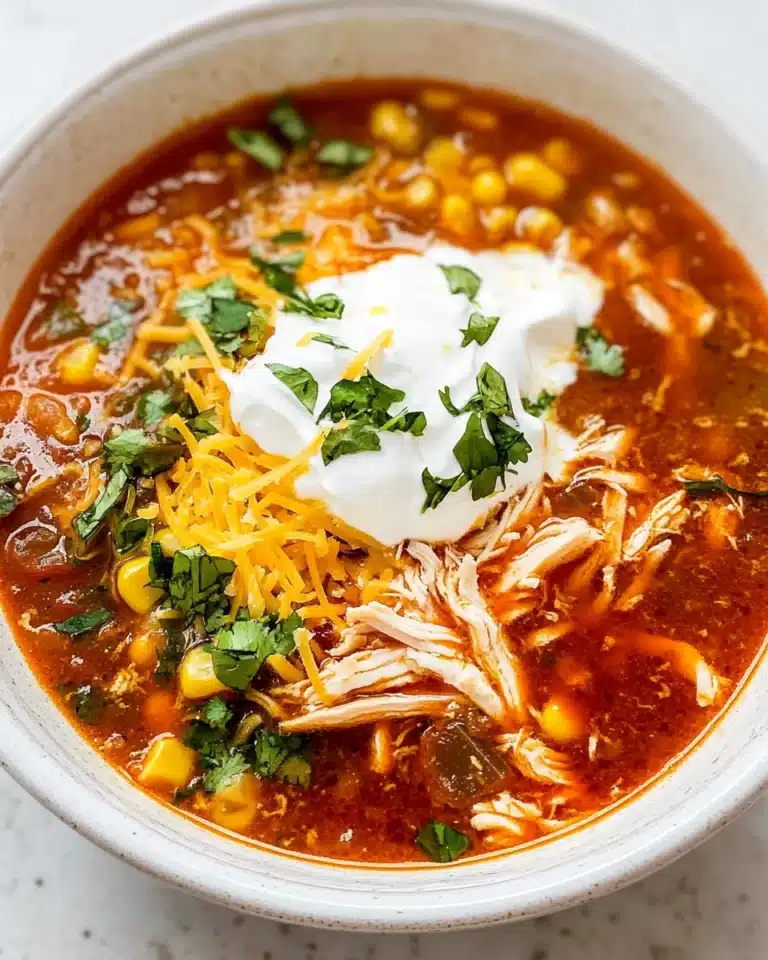 Creamy Chicken Enchilada Soup Recipe