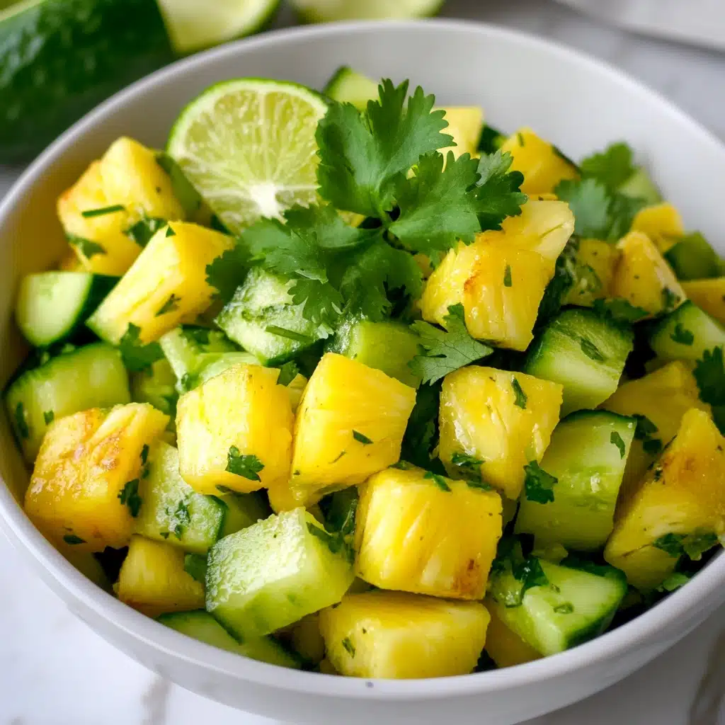 Zesty Pineapple Cucumber Salad Recipe - Recipe Image