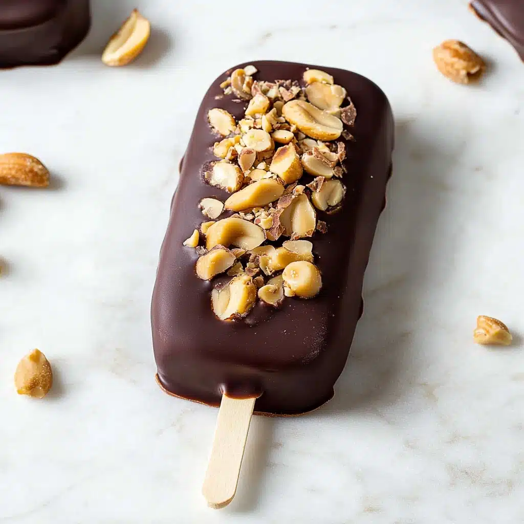 Peanut Butter Banana Ice Cream Bars Recipe - Recipe Image