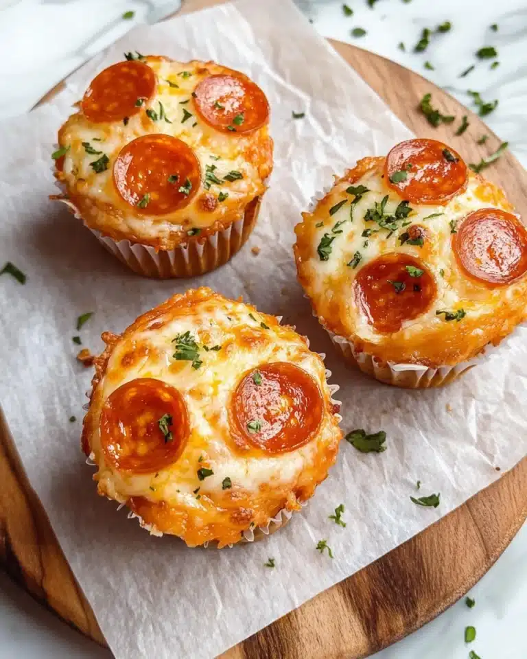 Pizza Cupcakes: Savory, Cheesy, and Irresistible Recipe