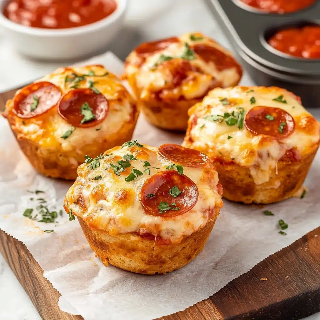 Pizza Cupcakes: Savory, Cheesy, and Irresistible Recipe - Recipe Image