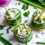 Buffalo Chicken Cucumber Roll Ups Recipe