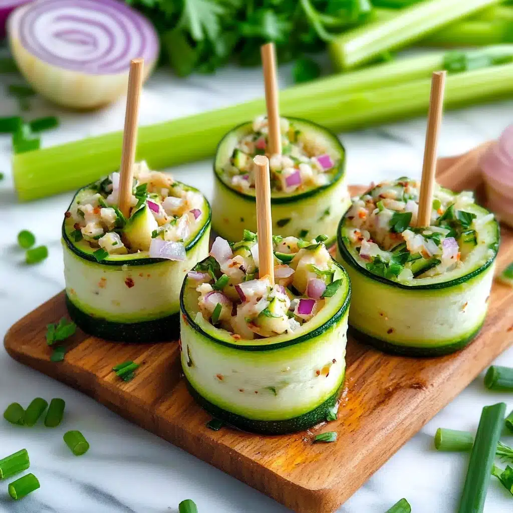 Buffalo Chicken Cucumber Roll Ups Recipe - Recipe Image