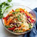 Ginger-infused Spring Roll Noodle Salad Recipe