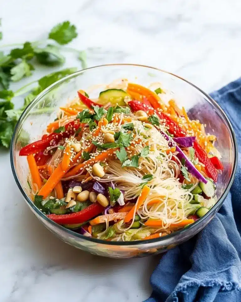 Ginger-infused Spring Roll Noodle Salad Recipe