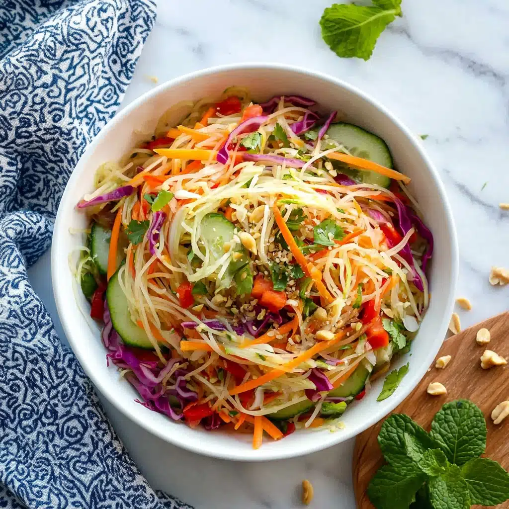 Ginger-infused Spring Roll Noodle Salad Recipe - Recipe Image