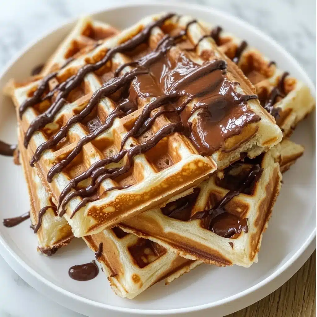 Nutella Stuffed Waffles Recipe - Recipe Image