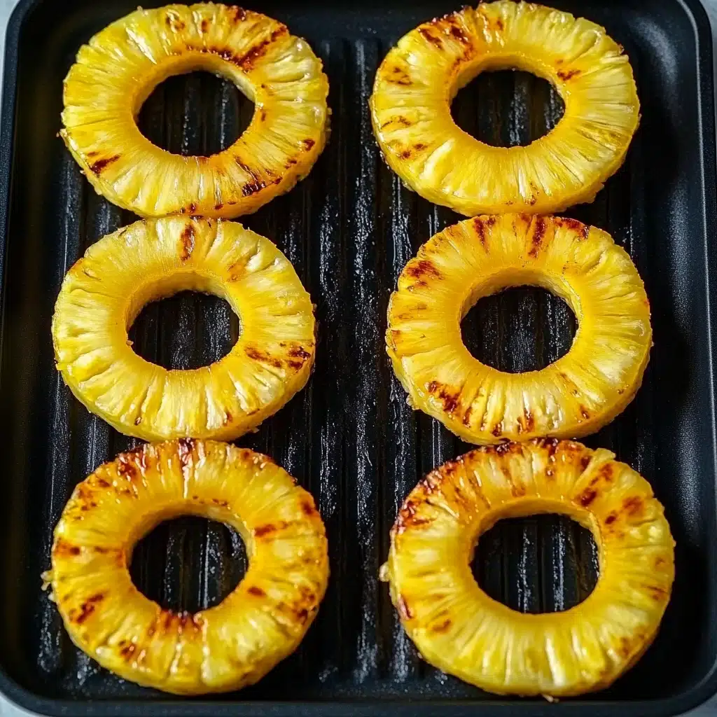 Grilled Pineapple with Brown Sugar Cinnamon Glaze Recipe - Recipe Image