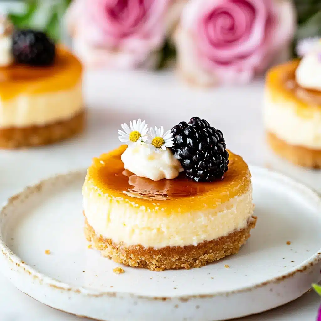 Mini Crème Brulee Cheesecakes Recipe - Recipe Image