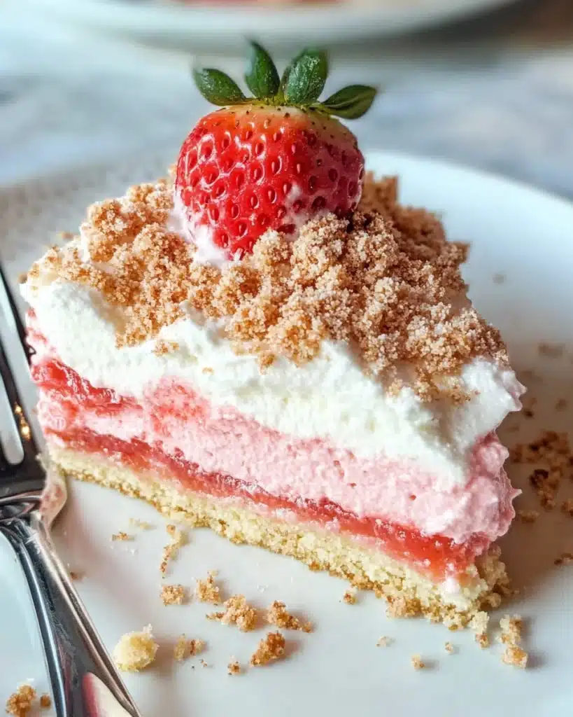 Strawberry Crunch Cheesecake Recipe