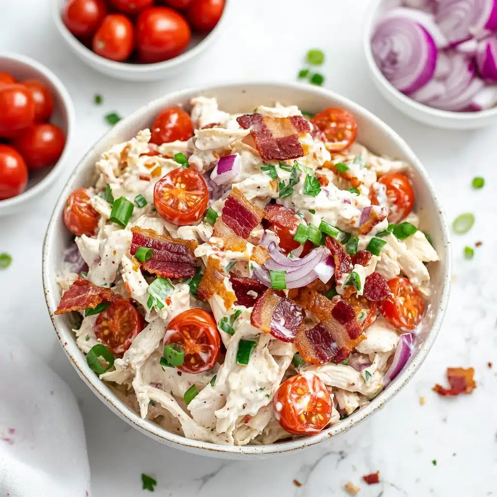 BLT Chicken Salad with a Twist Recipe - Recipe Image