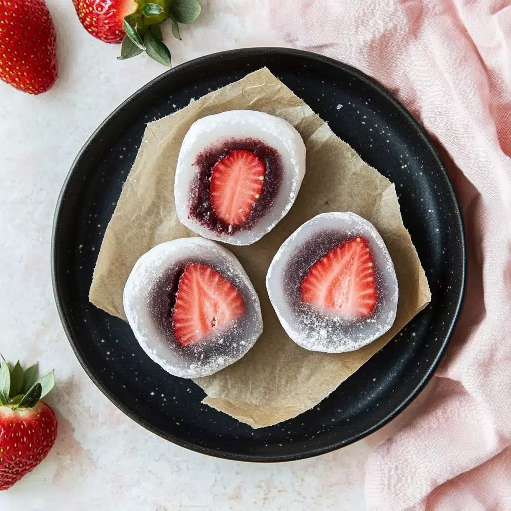Creamy Strawberry Mochi Delights Recipe - Recipe Image
